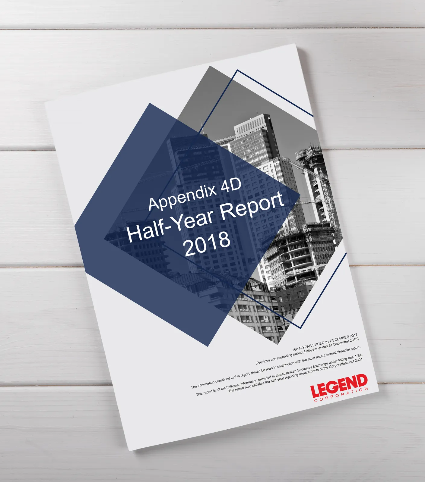 Appendix 4D Half-Year Report 2018