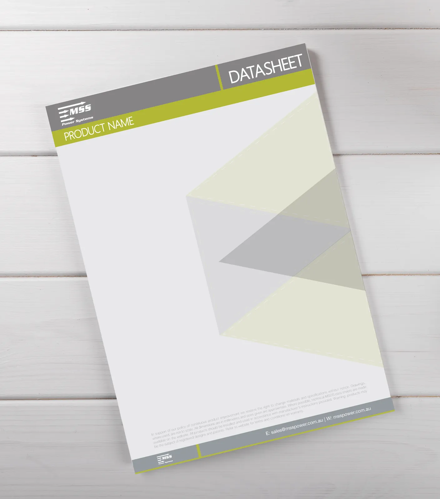 Datasheet Template